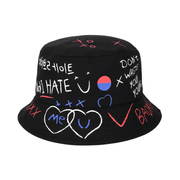 Korean style cotton fisherman hat, view 3 - MRSLM