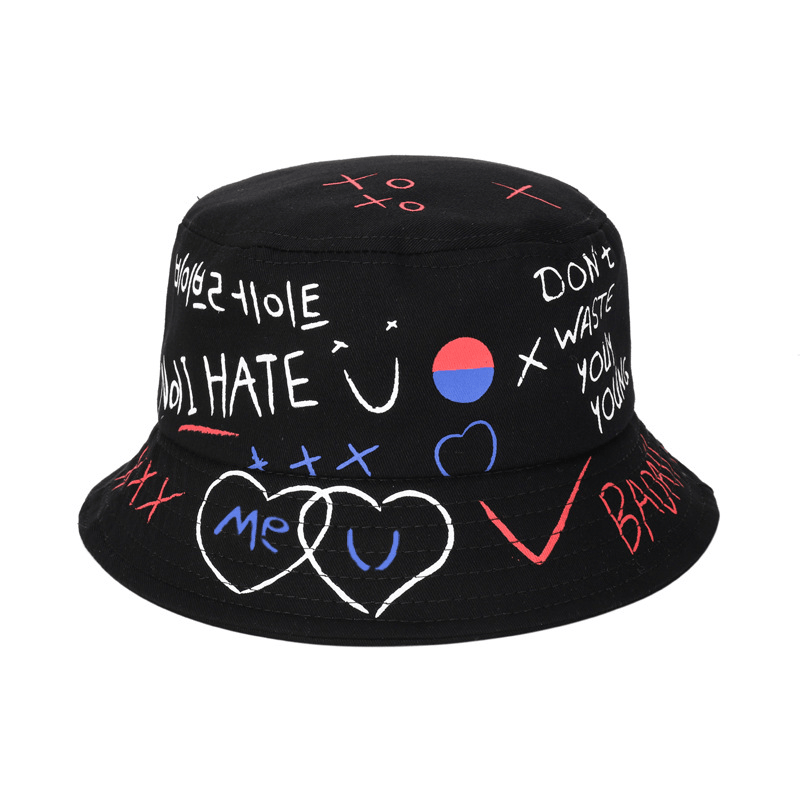 Korean style cotton fisherman hat, view 3 - MRSLM