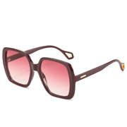 Women's retro square sunglasses, view 5 - MRSLM