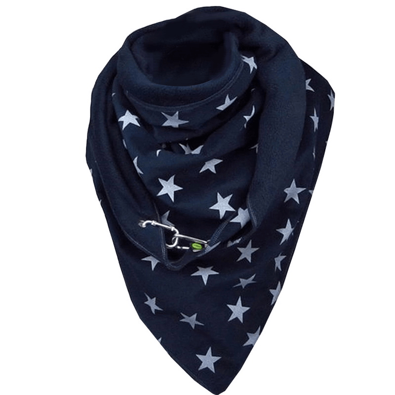 Padded warm printed shawl scarf, view 27 - MRSLM