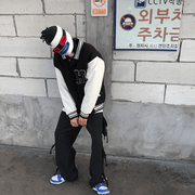 men's loose baseball jacket, view 3 - MRSLM