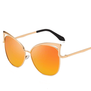 Women's colorful lens metal sunglasses, view 16 - MRSLM