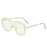 men's retro polygon sunglasses, view 2 - MRSLM