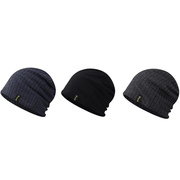thin cotton knitted hat with letter embroidery - MRSLM