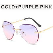 womens frameless sunglasses, view 7 - MRSLM