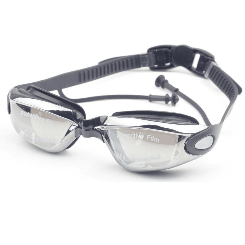 waterproof big frame swimming goggles, view 3 - MRSLM