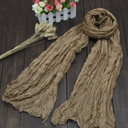 Plain candy color fold scarf, view 23 - MRSLM