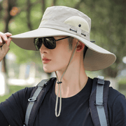 men's wide brim fisherman hat, view 3 - MRSLM