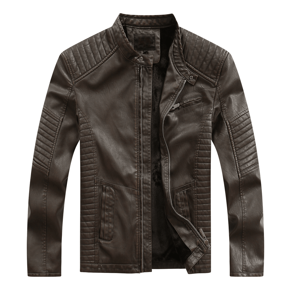 New Style Washed Men's Pu Leather Jacket