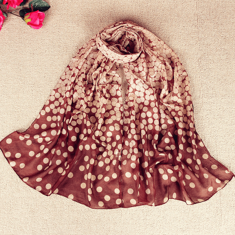 women's long chiffon scarf - MRSLM