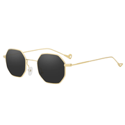 retro cat eye metal sunglasses, view 3 - MRSLM