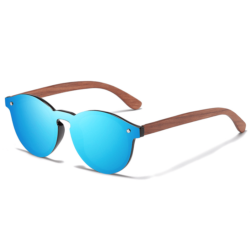 vintage goggle wooden leg sunglasses, view 3 - MRSLM