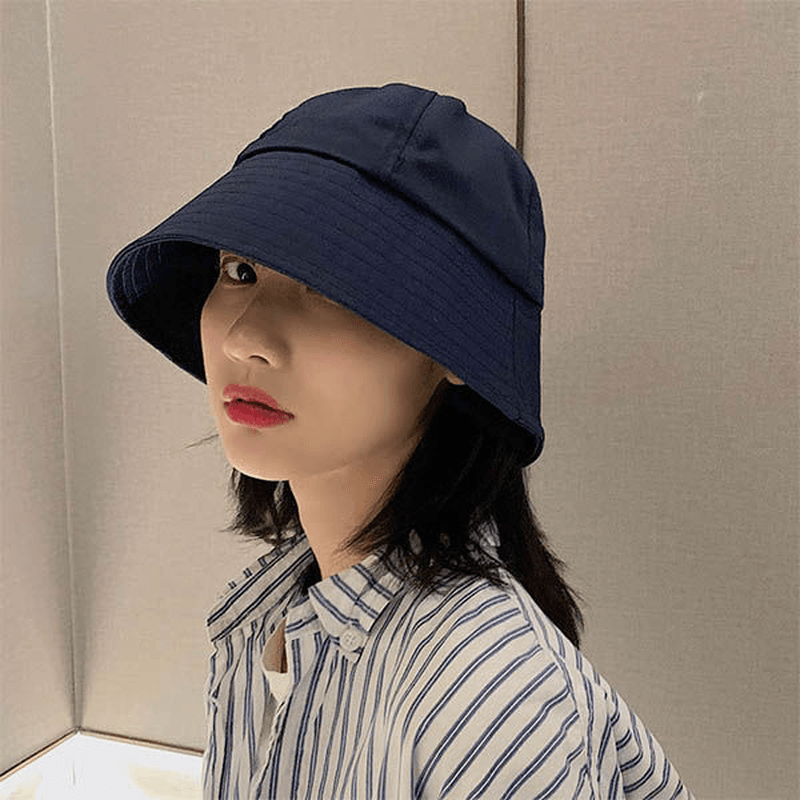 Korean style cotton fisherman hat, view 15 - MRSLM