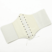 Women's wide elastic waist belt, view 3 - MRSLM