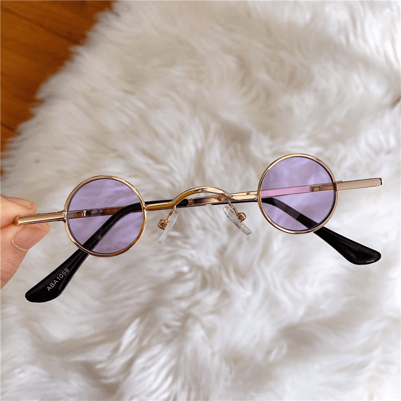retro small frame sunglasses, view 8 - MRSLM