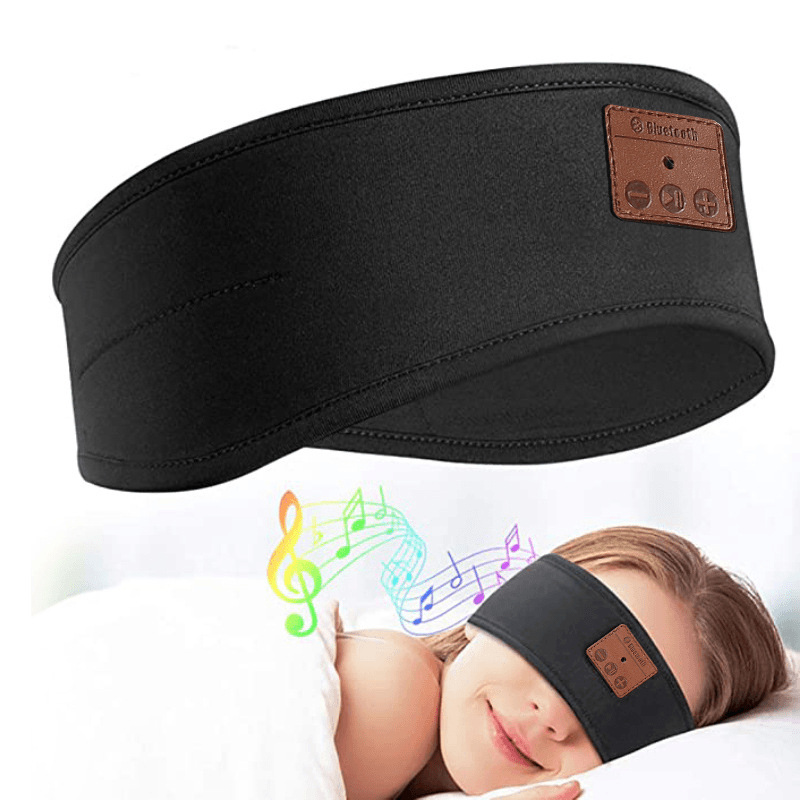 Music Headband Cover Eyes Sleep Goggles Removable and Washable Bluetooth 5.0 Call Sports Headscarf
