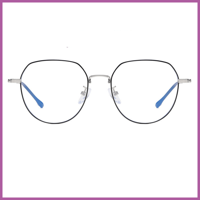 men's anti-blue metal glasses, view 3 - MRSLM