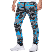 Casual Camouflage Mid-Waist High-Stretch Print Stretch Sports Jogging Pants - MRSLM
