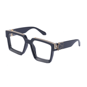 diamond-studded big square sunglasses, view 14 - MRSLM