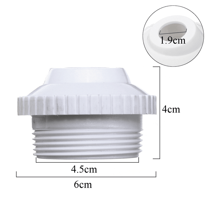1.5Inch Swimming Pool Spa Return Jet Fitting Ball Nozzle SP1419D Replacement Pool Buttons - MRSLM