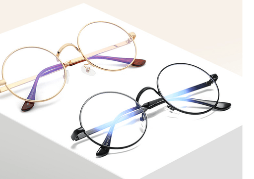 Retro flat lens glasses - MRSLM