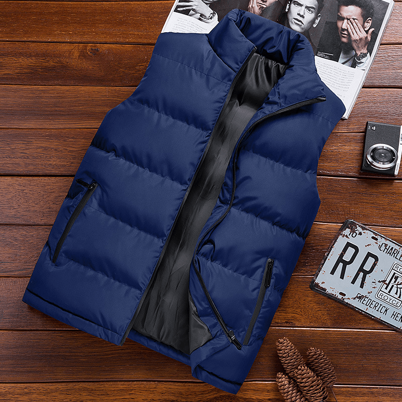 Thickened warm zip vest - MRSLM