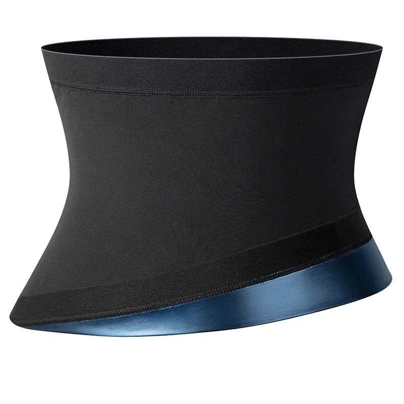 Casual black waist belt, view 3 - MRSLM