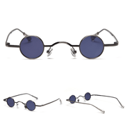 retro super small round metal sunglasses, view 4 - MRSLM