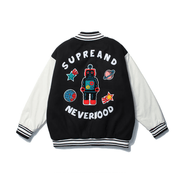 men's loose baseball jacket, view 2 - MRSLM