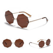Women's polygonal sunglasses, view 7 - MRSLM