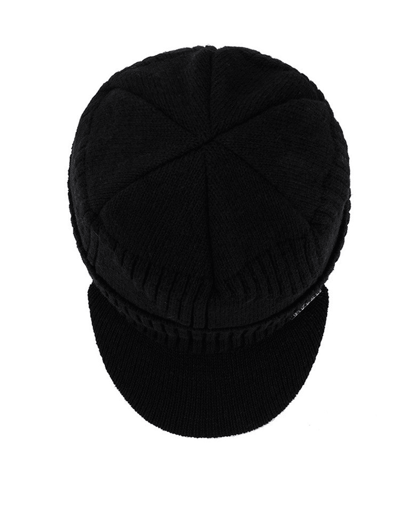 men's thick wool knitted hat, view 9 - MRSLM