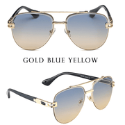 women's retro round frame sunglasses, view 7 - MRSLM