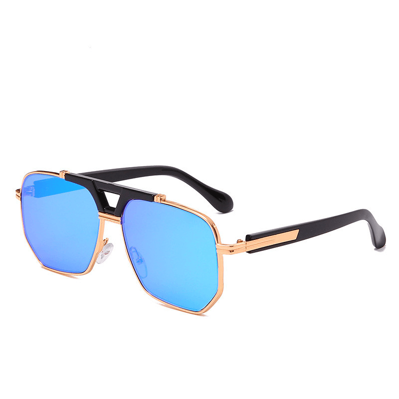 men's pilot mirrored sunglasses, view 3 - MRSLM