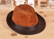 sheepskin big brim hat, view 4 - MRSLM