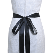 Bridal rhinestone wide belt, view 10 - MRSLM