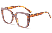 large frame spring hinge flat lens glasses, view 8 - MRSLM