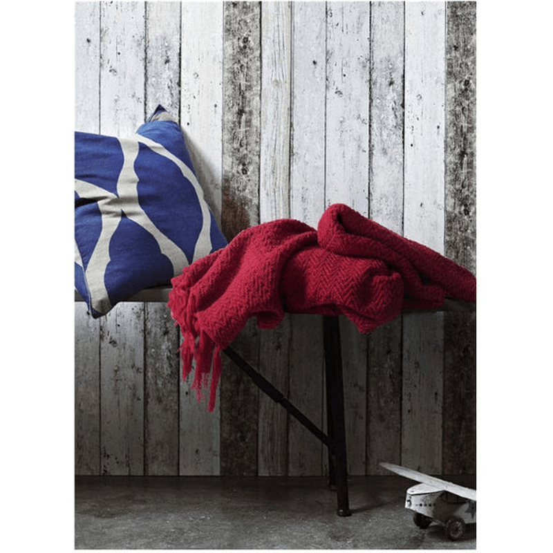 Warm Cozy Knitted Throw Blankets Red 130Cm X160Cm - MRSLM