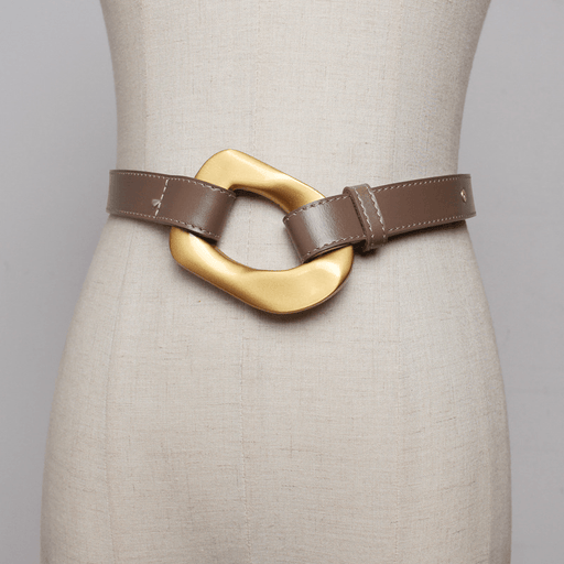 Women's slim leather belt, view 4 - MRSLM