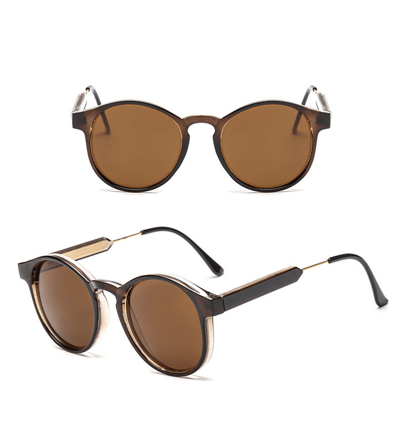 retro round sunglasses, view 4 - MRSLM