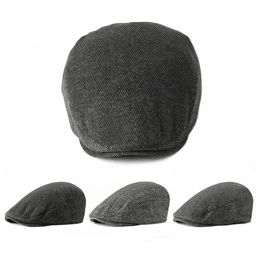 men's British retro striped beret - MRSLM