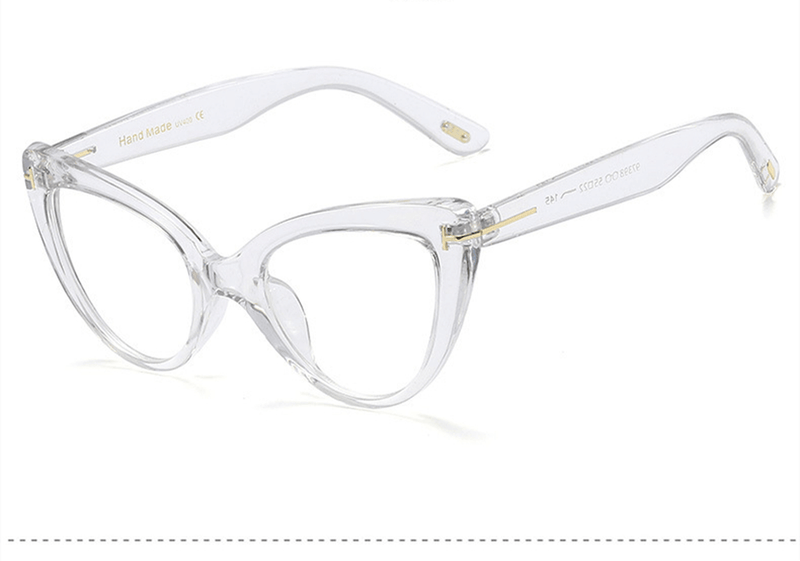 cat eye anti-blue light glasses, view 2 - MRSLM