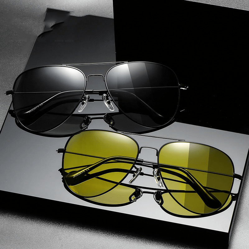 polarized metal color-change sunglasses - MRSLM