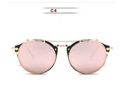 Women's round mirror sunglasses, view 10 - MRSLM