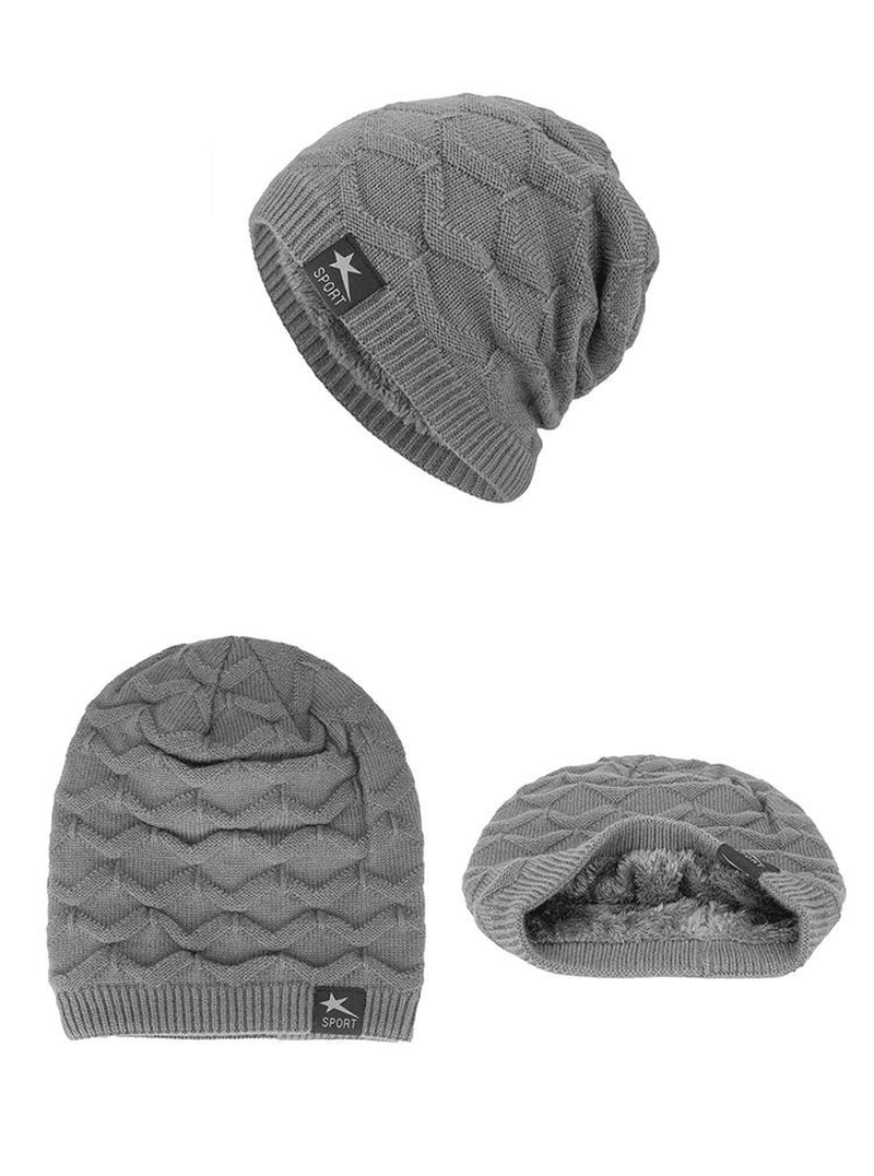 men's knitted wool cap, view 9 - MRSLM