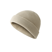 Retro short wool dome beanie hat, view 9 - MRSLM