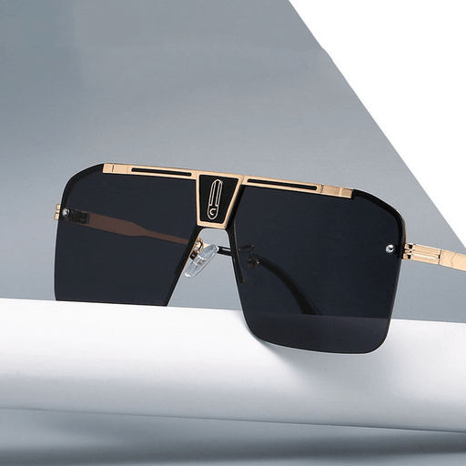 large square metal sunglasses - MRSLM
