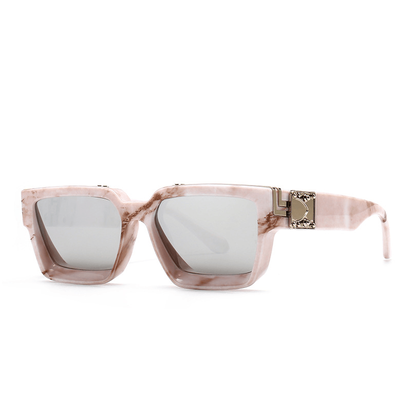 retro cloud print sunglasses, view 4 - MRSLM