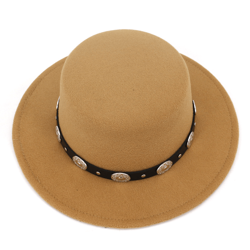 wool felt jazz hat, view 6 - MRSLM