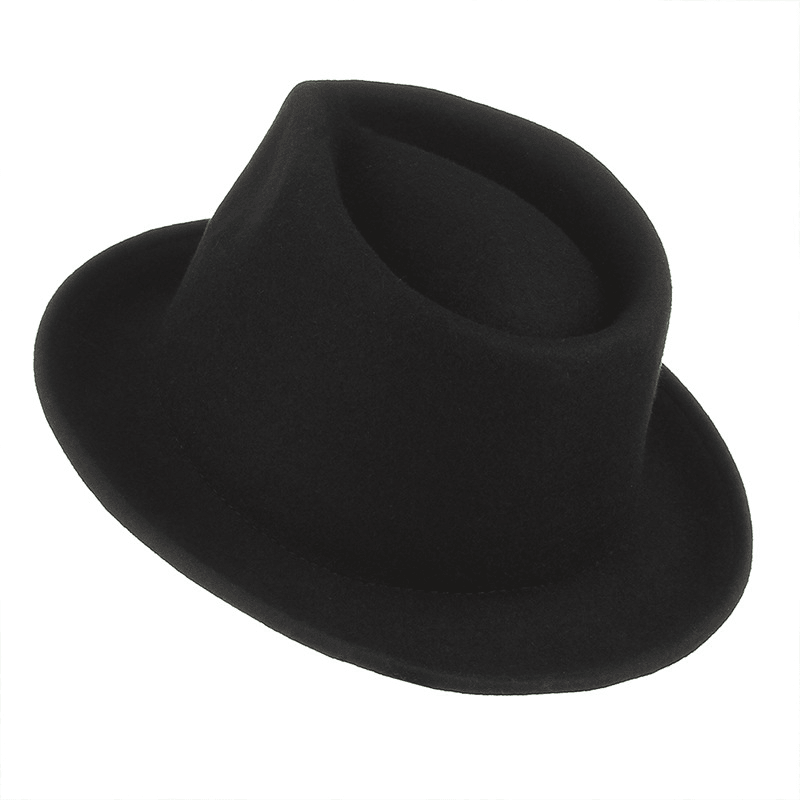 Men's wool curled jazz top hat - MRSLM