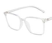 Anti-Blue Light Simple Square Glasses Frame New Ins Trend Flat Mirror Net Red Male and Female Same Glasses Frame - MRSLM